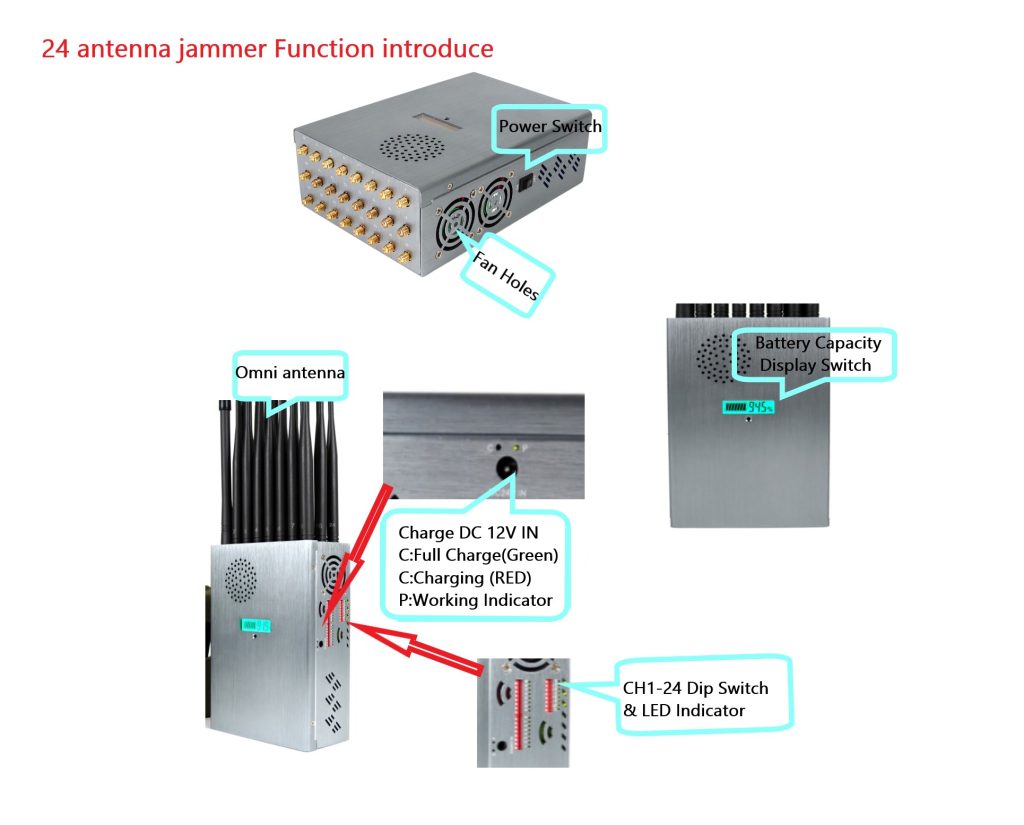 24 antenna jammer function
