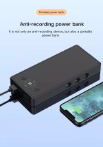 Anti-tapping scrambler doubles as a power bank