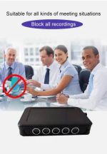 Tapping signal scrambler for confidential meetings