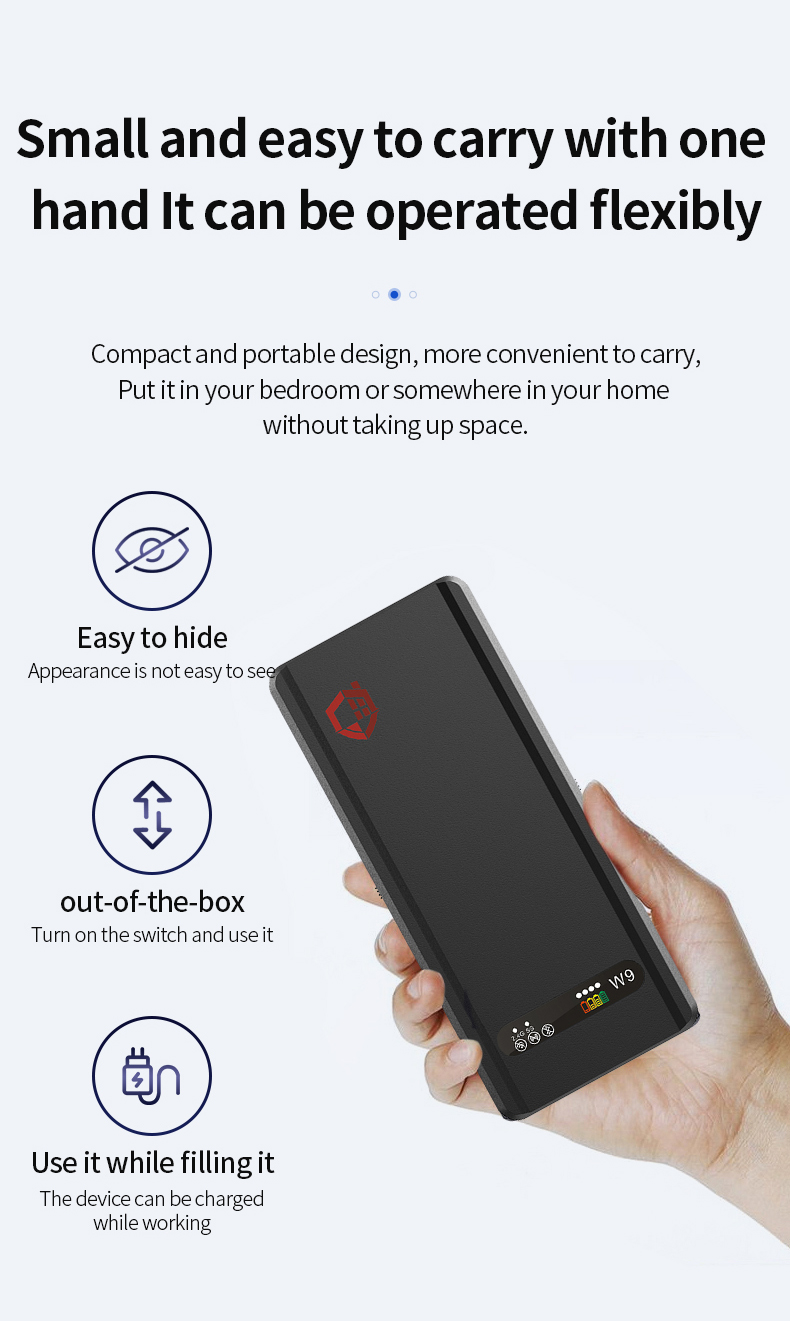 Palm-sized WiFi 5.8G jamming device