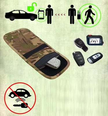 Scrambler device to protect the vehicle
