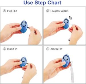 Portable alarm usage tutorial