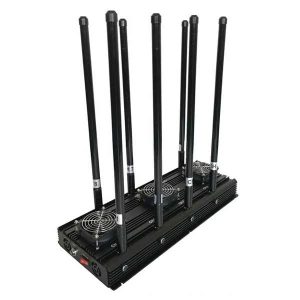 Desktop 8-antenna drone jammer