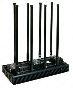 Desktop 8-antenna drone jammer