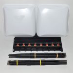 High-power drone defense with plate antenna