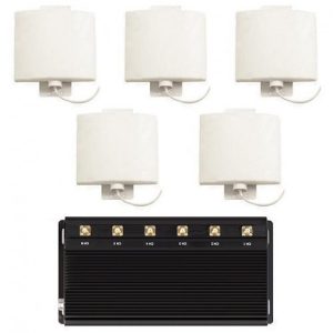 Stationary 4G WiFi Jammer with 6 Directional antennas