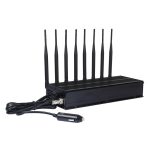 Stationary Jammer supports vehicle cigarette lighter power supply