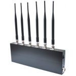 6 Antennas Desktop Jamming device for SAT or ACT