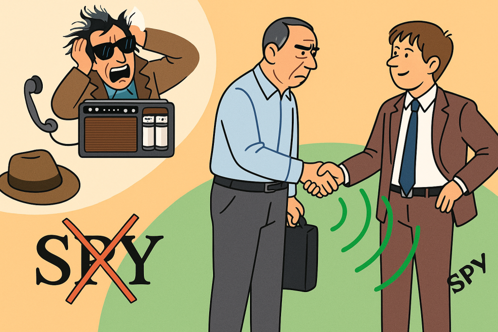 Detection device prevents information leakage