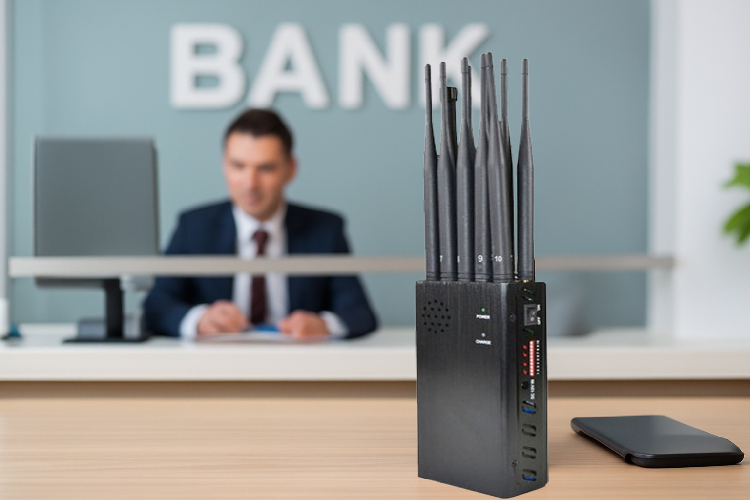 Use of Cell Phone Signal Jammers in Banking