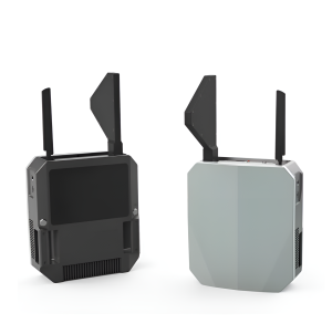 Dual antenna anti-drone signal jamming device