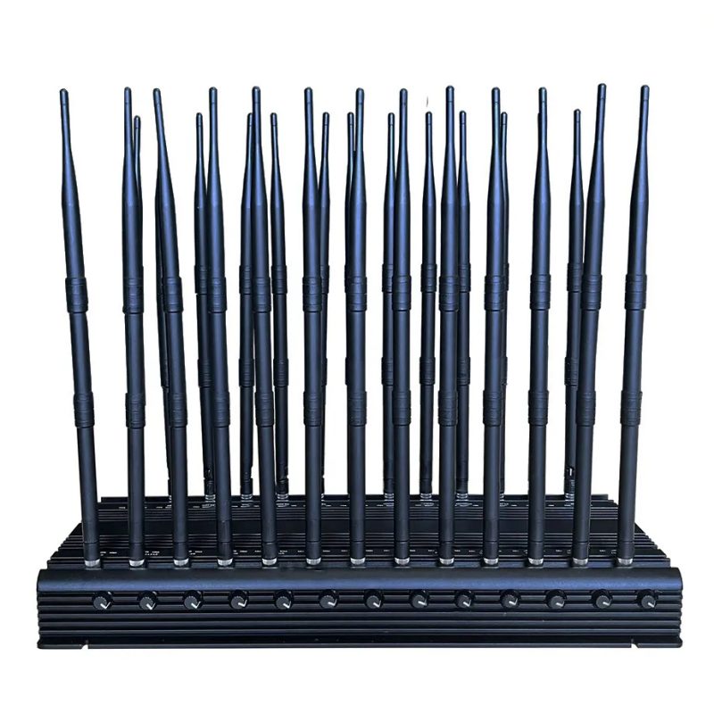 26-Antenna Full Band Signal Jammer Blocks 5G, WiFi 2.4G/5G/6E, GPS, FM radio