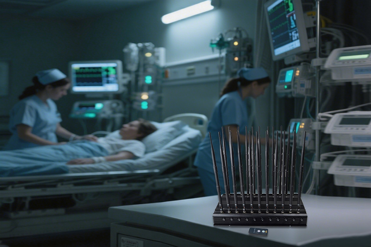 Anti-interference medical signal jammer device