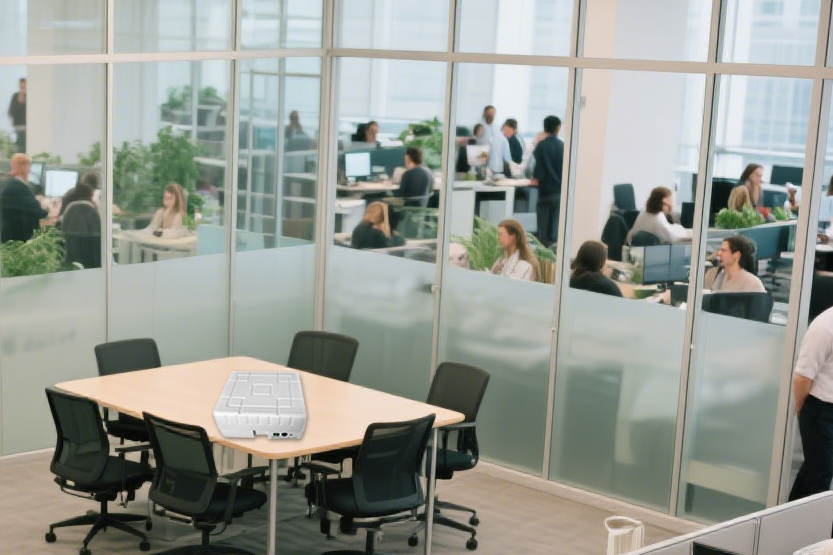 Enterprise conference anti-eavesdropping and anti-leakage signal interceptor