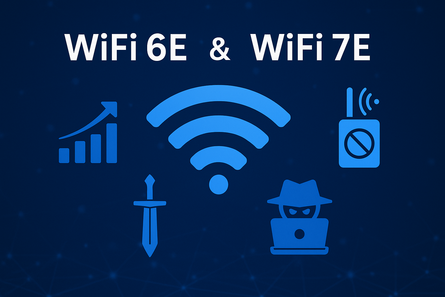 Signal jammers Blockers for WiFi 6E & Wifi 7E