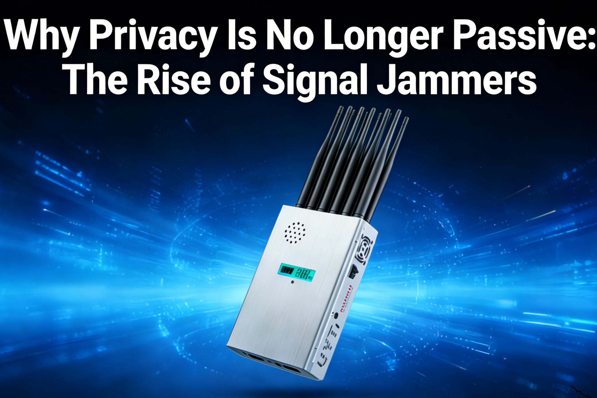 In the interconnected world, why use signal jamming devices to protect personal privacy?