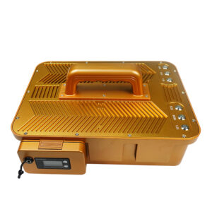 D-US-G6 200W quadcopter jammer with pull-out battery and 3000m range