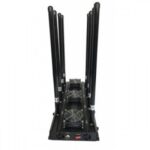 UAV jammer device of 8 bands with omnidirectional antennas and 360 coverage UAV jammer device of 8 bands with omnidirectional antennas and 360 coverage
