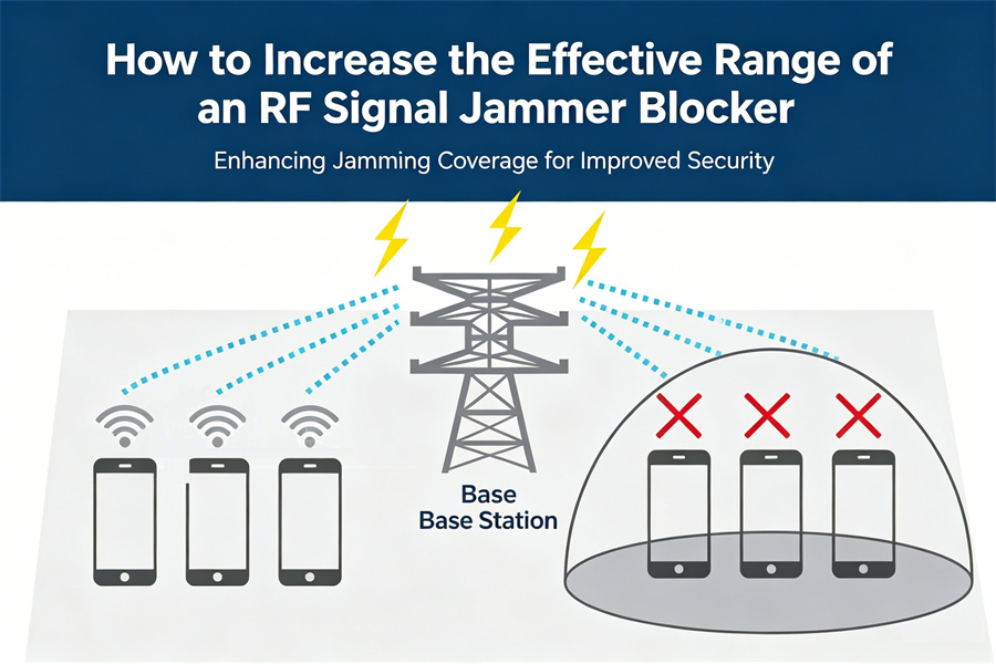 How to Increase RF Signal Jammer Blocker Range