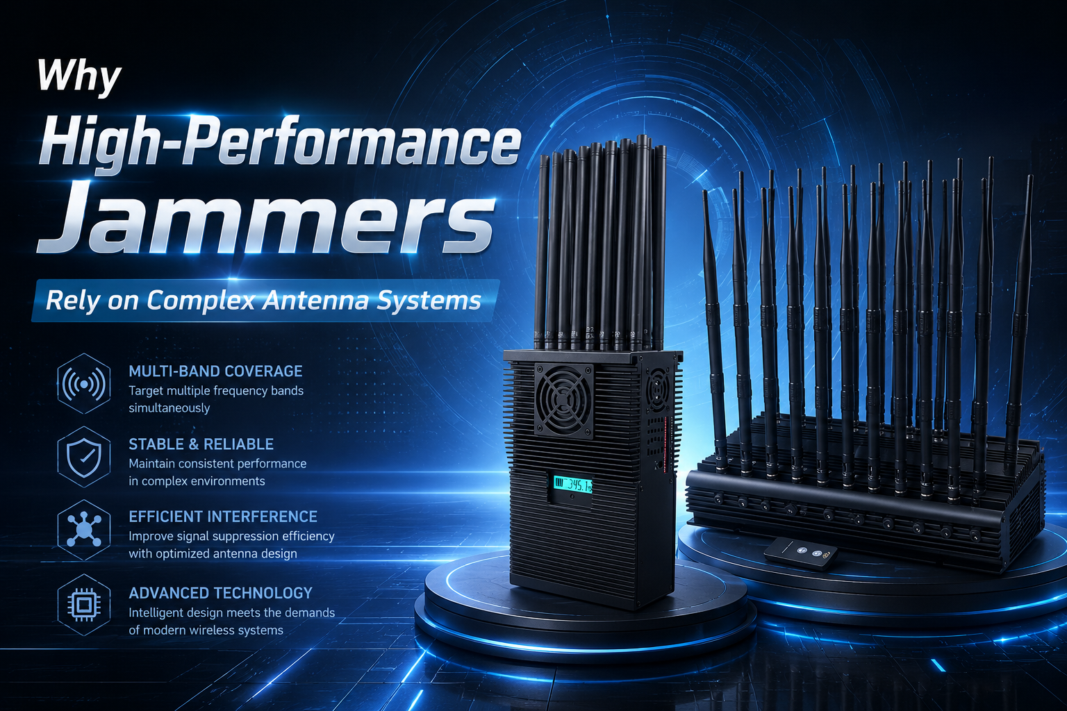 The Growing Role of Antenna Systems in Modern Signal Jammers