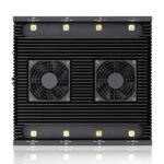Mobile phone blocker with finned heatsink and dual fans Mobile phone blocker with finned heatsink and dual fans