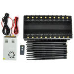 High power desktop wireless signal jammers with 50W output High power desktop wireless signal jammers with 50W output