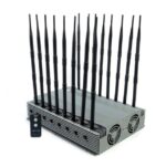 Wireless radio jammer with independent frequency power adjustment knobs Wireless radio jammer with independent frequency power adjustment knobs